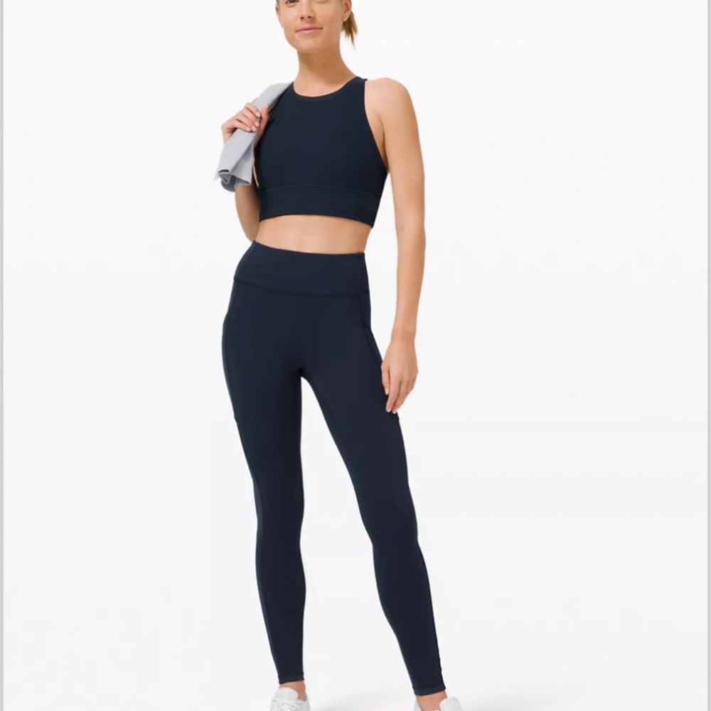 NWOT Lululemon Invigorate High-Rise Tight Navy